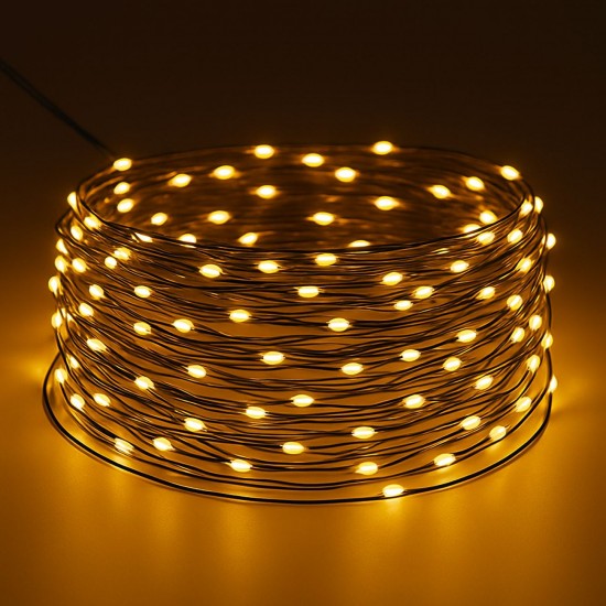 Instalatie de Lumini cu 200 de Becuri LED Copper de Interior & Exterior 19.90m - Alb Cald
