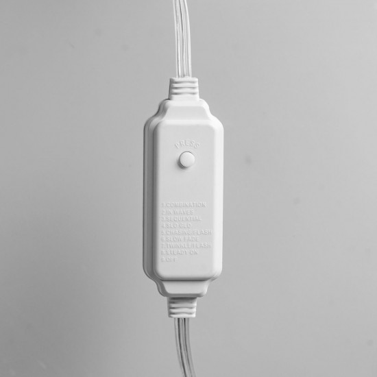 Figurina Mos Craciun cu Furtun LED & Program 40x62cm - Multicolor