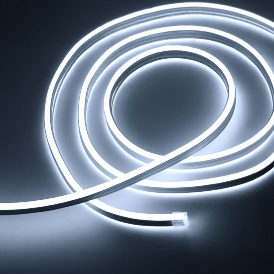 Furtun Luminos Neon cu 120 de LED-uri/m 5m - Alb Rece