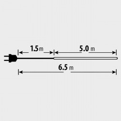 Furtun Luminos Neon cu 120 de LED-uri/m 5m - Alb Rece