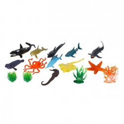 Set Animale Marine din Plastic - 15buc