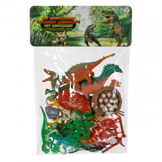Set Dinozauri din Plastic - 42buc