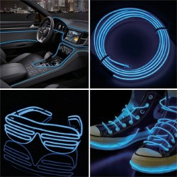 Banda LED cu USB Neon Bleu 2m