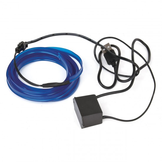 Banda LED cu USB Neon Bleu 2m