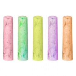 Creta Colorata Groasa Tie Dye 11cm Little President - 5buc