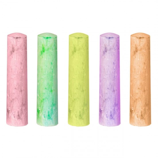 Creta Colorata Groasa Tie Dye 11cm Little President - 5buc