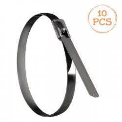 Coliere Cabluri Metalice din Otel inoxidabil 20x0.46cm - 10buc