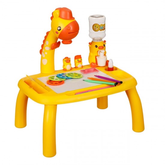 Proiector Masa de Desen pentru Copii Girafa 38x28x43cm