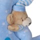 Carusel Muzical pentru Patut Luna Ursulet Bleu cu Lumina 24cm