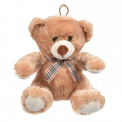 Ursulet de Plus Maro cu Fundita Maro 22cm