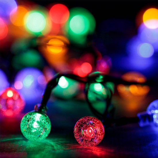 Instalatie de Lumini cu 60 de Becuri LED cu Senzor de Lumina & 2 Functii 6.5m - Multicolora