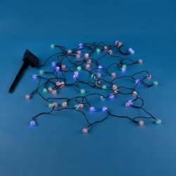 Instalatie de Lumini cu 60 de Becuri LED cu Senzor de Lumina & 2 Functii 6.5m - Multicolora