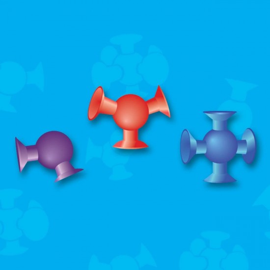 Pop Fidjet Ventuze Colorate 48buc