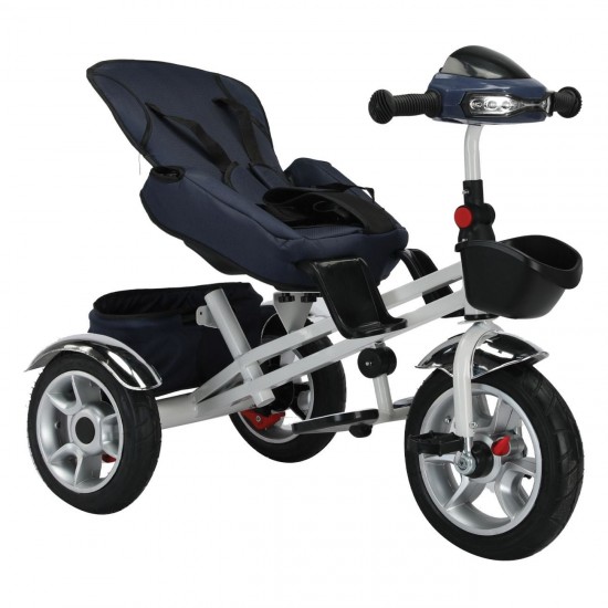 Tricicleta 4in1 cu Lumina Muzica & Sezut Reversibil