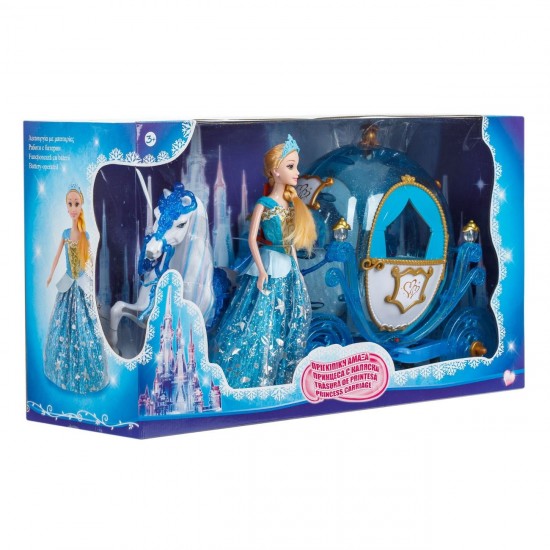 Papusa Printesa cu Trasura & Cal