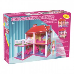 Casa de Joaca cu Accesorii & Papusa