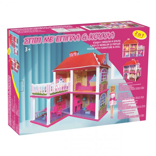 Casa de Joaca cu Accesorii & Papusa