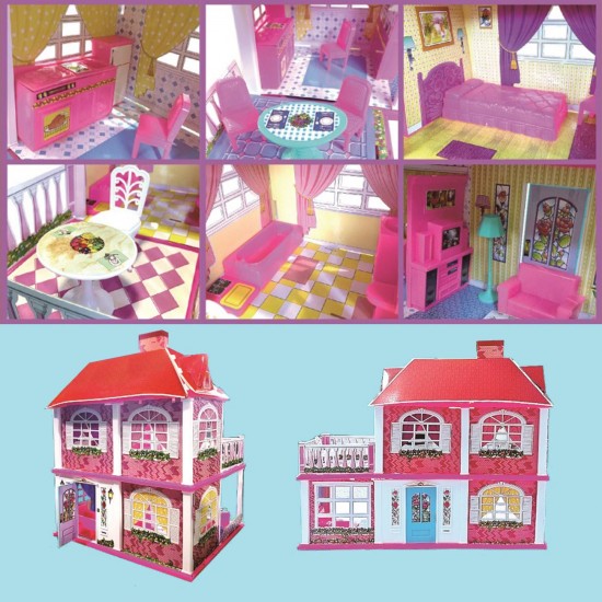 Casa de Joaca cu Accesorii & Papusa