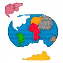 Jucarie Anti-Stress Fidget Harta 21x14.5cm