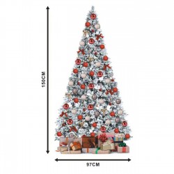 Brad de Craciun Artificial Verde Nins cu 401 Crengi - 150cm