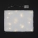 Stofa Decorativa de Craciun Alba cu LED 150x50cm