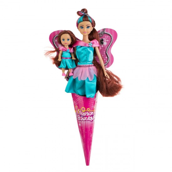 Papusa Manechin Printesa cu Fetita & Cornet