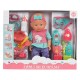 Papusa Bebelus cu Accesorii de Masa & Ingrijire 32cm