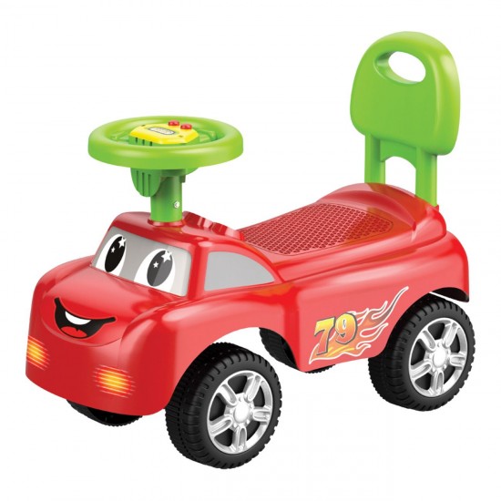 Premergator Masina Alba cu Sunet & Lumini