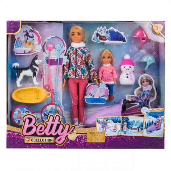 Papusa cu Copilas Merg la Schi