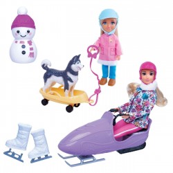 Papusa cu Copilas Merg la Schi