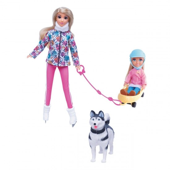 Papusa cu Copilas Merg la Schi