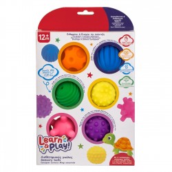 Mingi Senzoriale Reliefate de Diferite Culori & Forme Ø5cm - 6buc