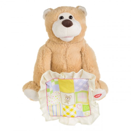 Ursulet de Plus Educativ Bej Cucu-Bau "Peek a Boo"