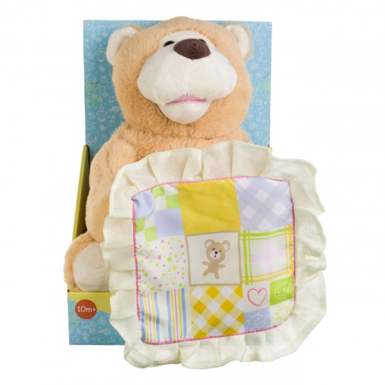 Ursulet de Plus Educativ Bej Cucu-Bau "Peek a Boo"