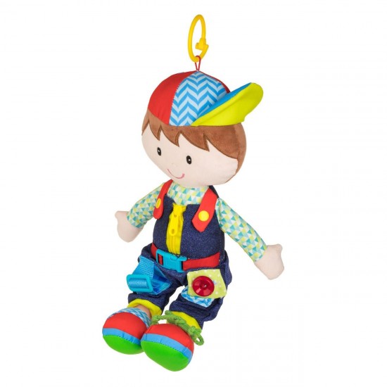 Papusa Textila Educativa Baiat 40cm