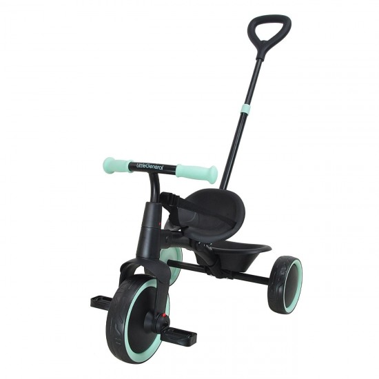 Tricicleta 2 in 1 Neagra Verde Menta cu Centura