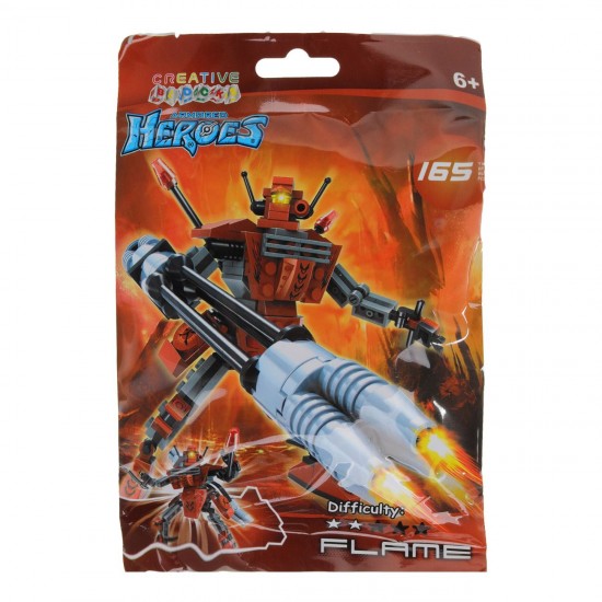 Caramizi de Constructie Robot Warrior Auriu (143 piese)