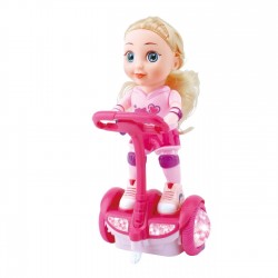 Papusa cu Trotineta Sunet & Lumini
