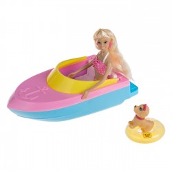 Papusa Manechin Betty cu Costum de Baie Barca & 2 Accesorii