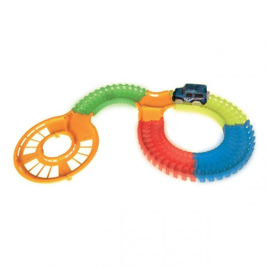 Pista Auto Glow in the Dark & Masina - 62 piese