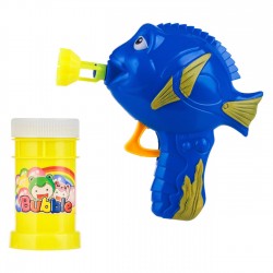 Pistol Baloane de Sapun Peste Albastru & Rezerva