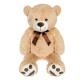 Ursulet din Plus Mare Maro cu Fundita 100cm