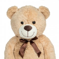 Ursulet din Plus Mare Maro cu Fundita 100cm