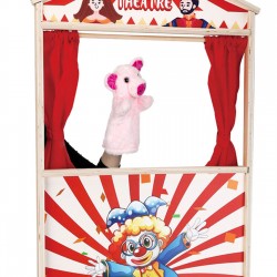 Figurina din Plus Purcel Roz pentru Teatru de Papusi 28cm