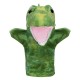 Figurina din Plus Dinozaur Verde pentru Teatru de Papusi 28cm