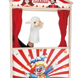 Figurina din Plus Oita Alba pentru Teatru de Papusi 28cm