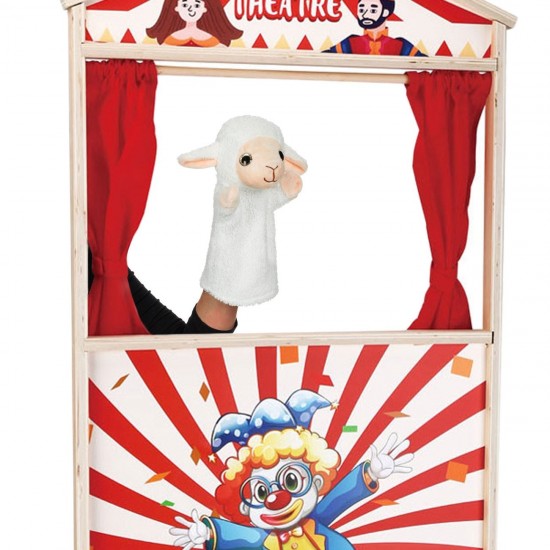 Figurina din Plus Oita Alba pentru Teatru de Papusi 28cm