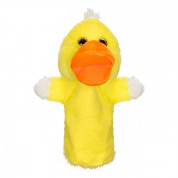 Figurina din Plus Ratusca Galbena pentru Teatru de Papusi 28cm