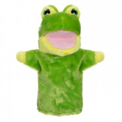 Figurina din Plus Broscuta Verde pentru Teatrul de Papusi 42cm