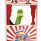 Figurina din Plus Broscuta Verde pentru Teatrul de Papusi 42cm